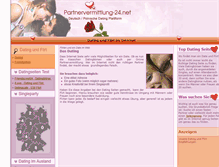 Tablet Screenshot of dating.partnervermittlung-24.net