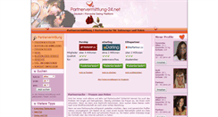 Desktop Screenshot of partnervermittlung-24.net
